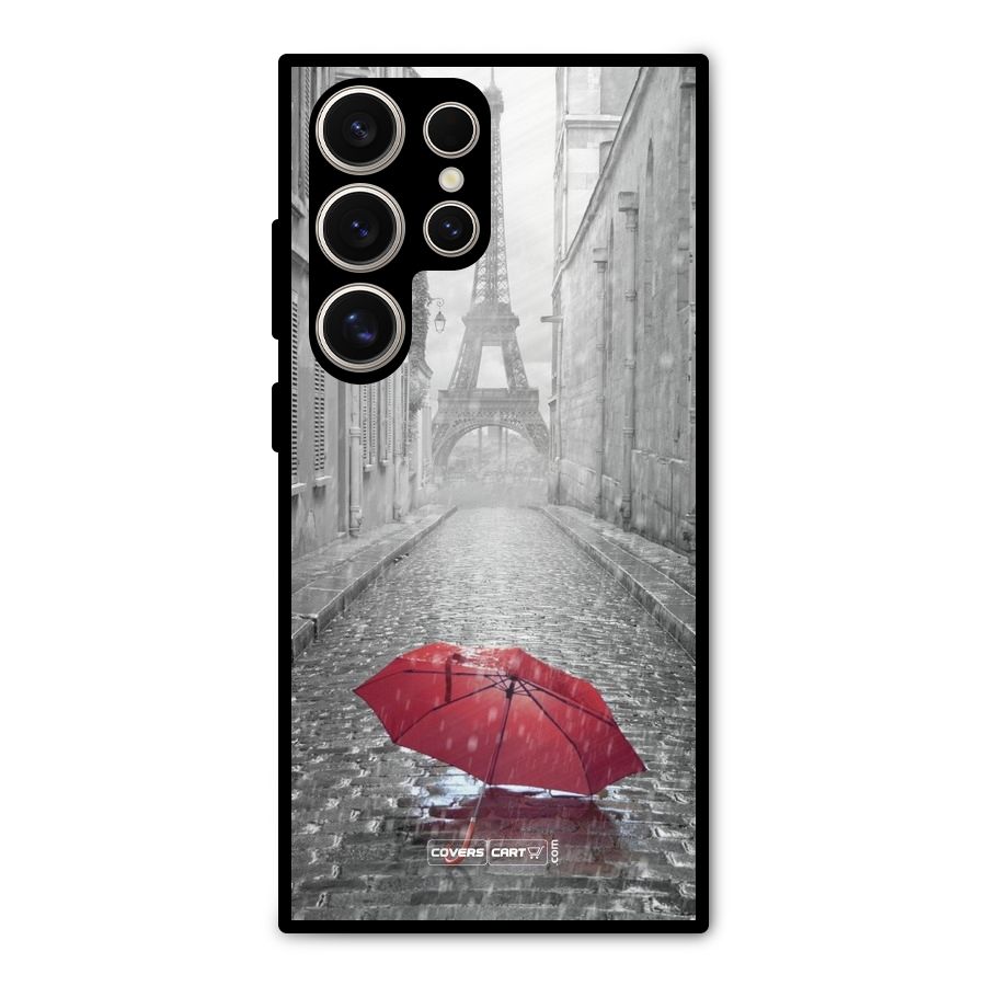 Umbrella Paris Metal Back Case for Galaxy S24 Ultra