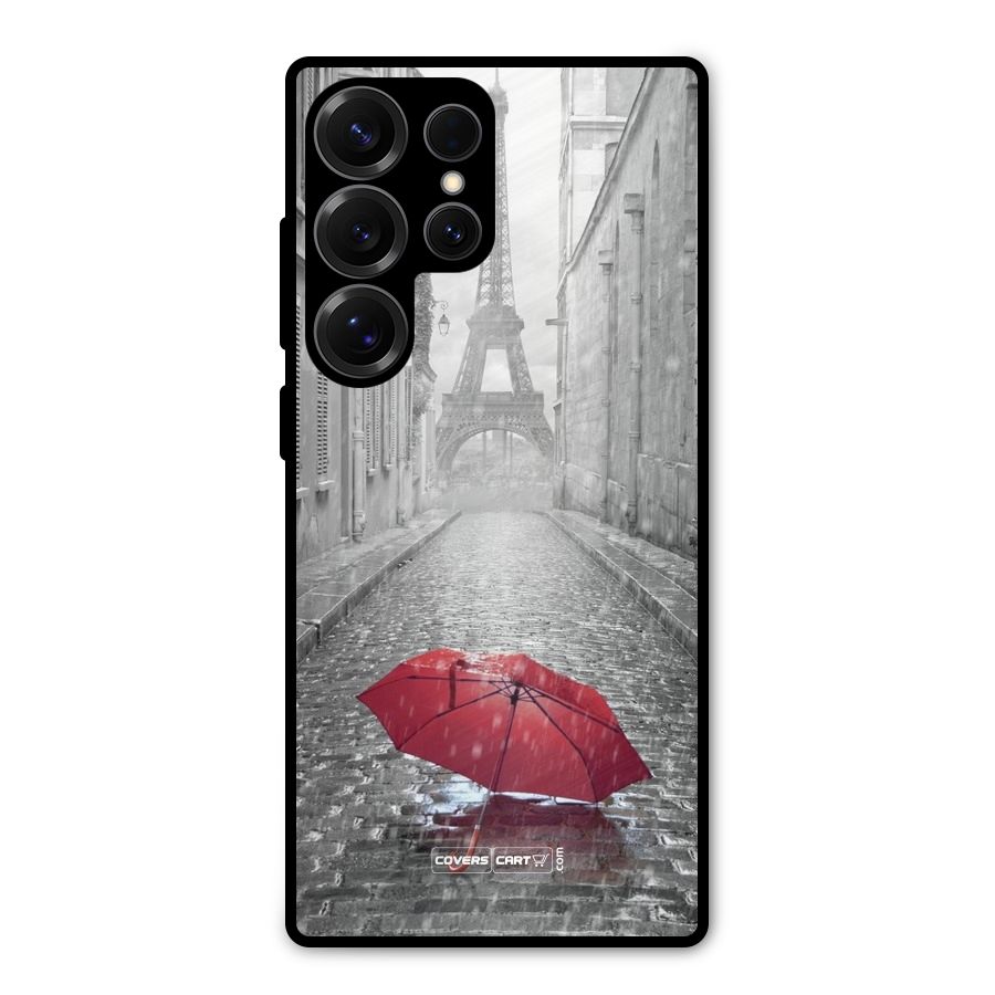 Umbrella Paris Metal Back Case for Galaxy S25 Ultra