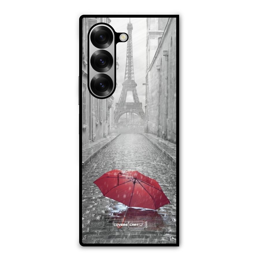 Umbrella Paris Metal Back Case for Galaxy Z Fold6