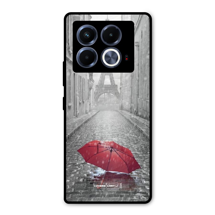 Umbrella Paris Metal Back Case for Infinix Note 40 5G