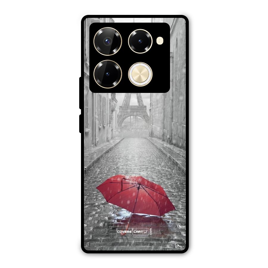 Umbrella Paris Metal Back Case for Infinix Note 40 Pro