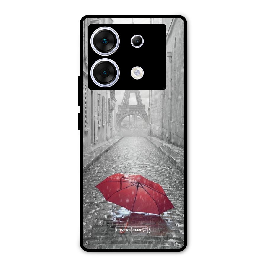 Umbrella Paris Metal Back Case for Infinix Zero 30 5G