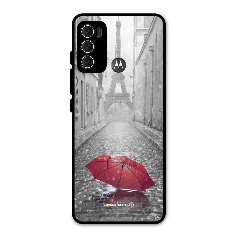 Umbrella Paris Metal Back Case for Moto G60