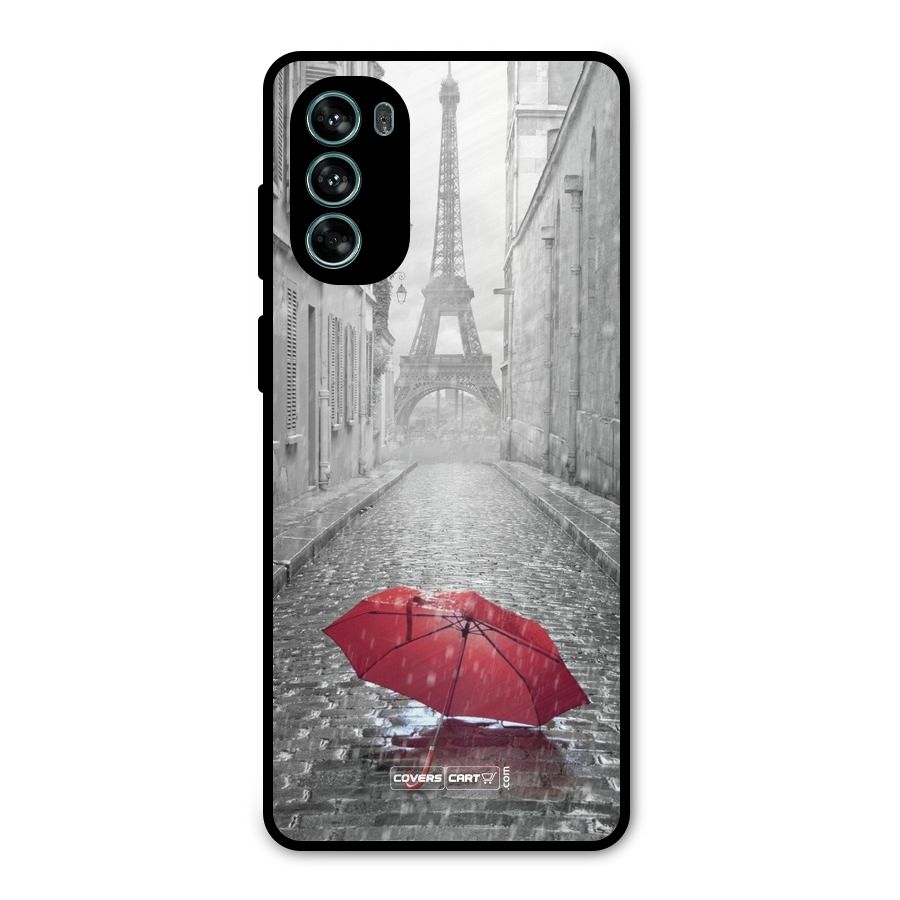 Umbrella Paris Metal Back Case for Moto G62