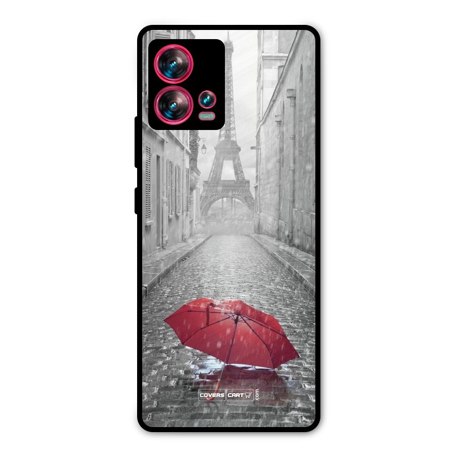 Umbrella Paris Metal Back Case for Motorola Edge 30 Fusion