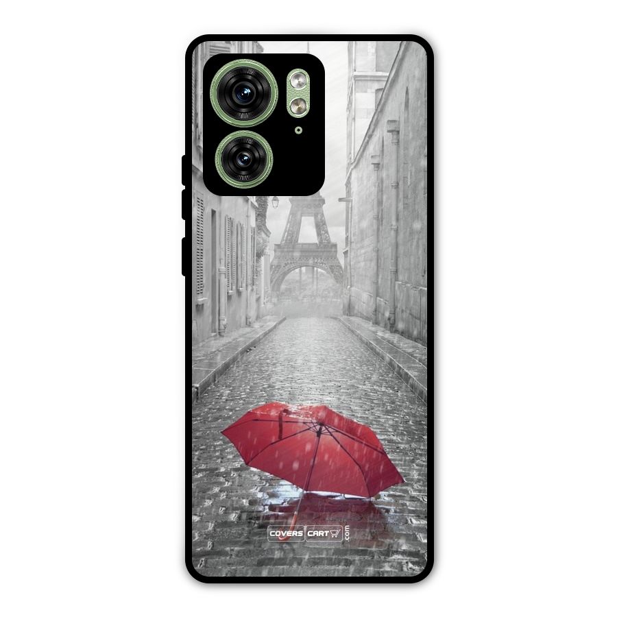 Umbrella Paris Metal Back Case for Motorola Edge 40 5G