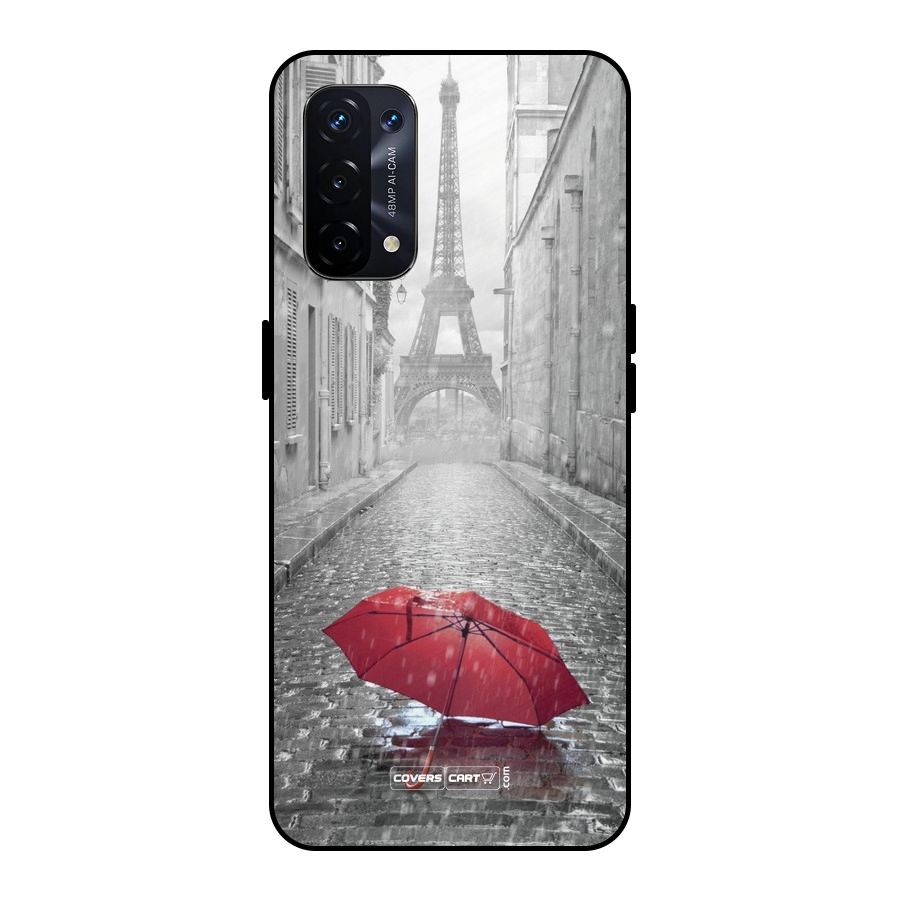 Umbrella Paris Metal Back Case for Oppo A74 5G