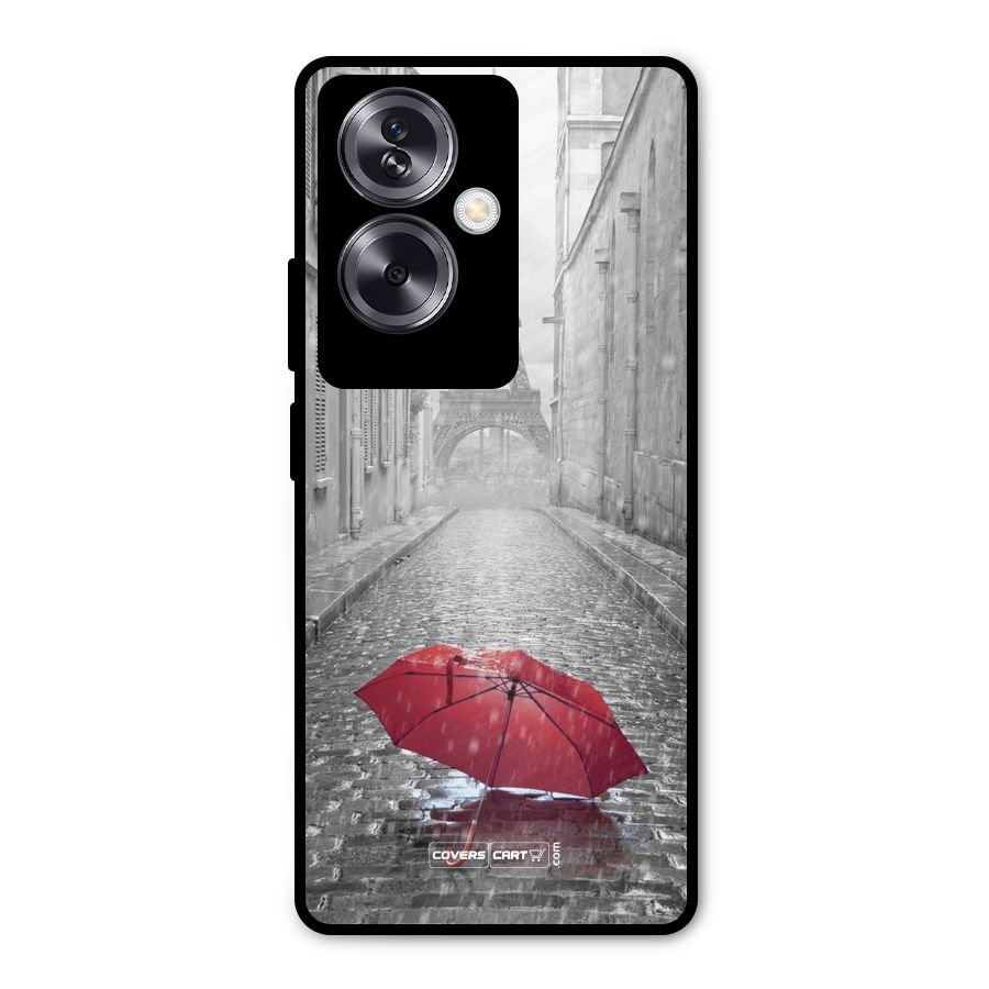 Umbrella Paris Metal Back Case for Oppo A79 5G