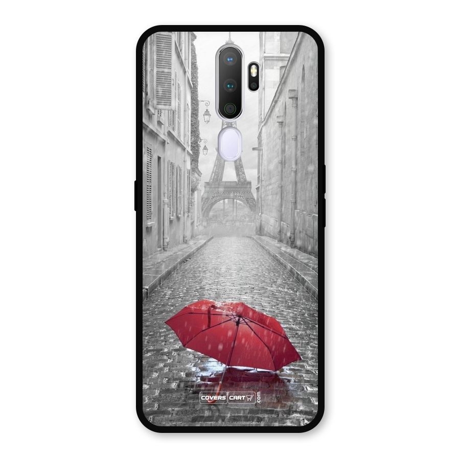 Umbrella Paris Metal Back Case for Oppo A9 (2020)