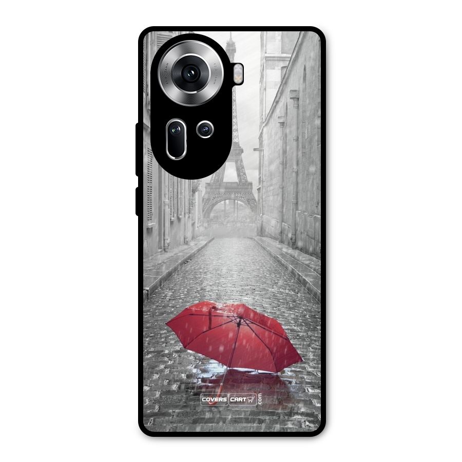 Umbrella Paris Metal Back Case for Oppo Reno11 5G