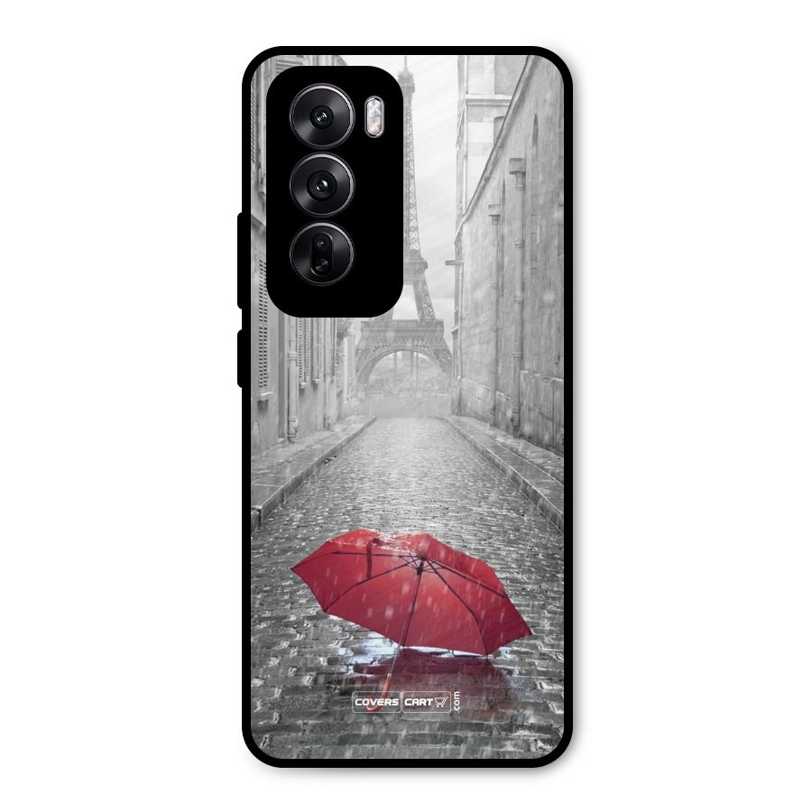 Umbrella Paris Metal Back Case for Oppo Reno12