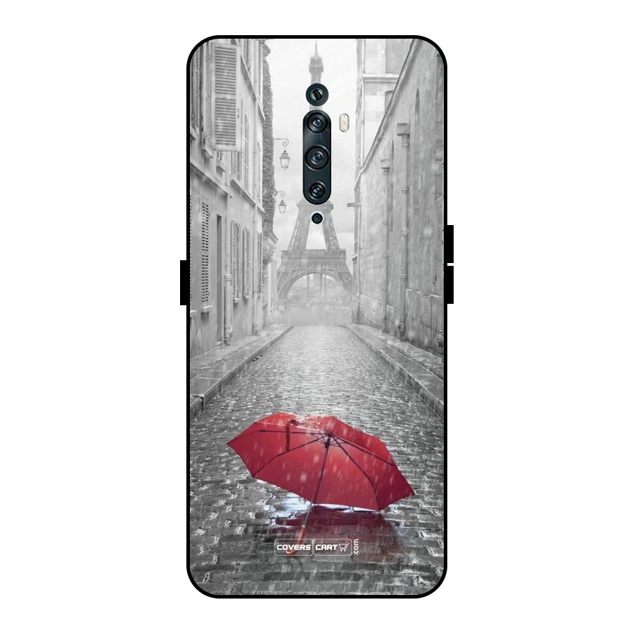 Umbrella Paris Metal Back Case for Oppo Reno2 Z