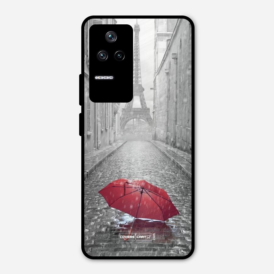 Umbrella Paris Metal Back Case for Poco F4 5G