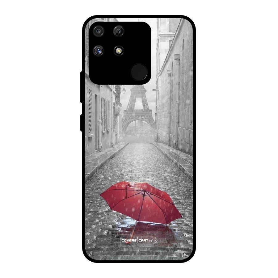 Umbrella Paris Metal Back Case for Realme Narzo 50A