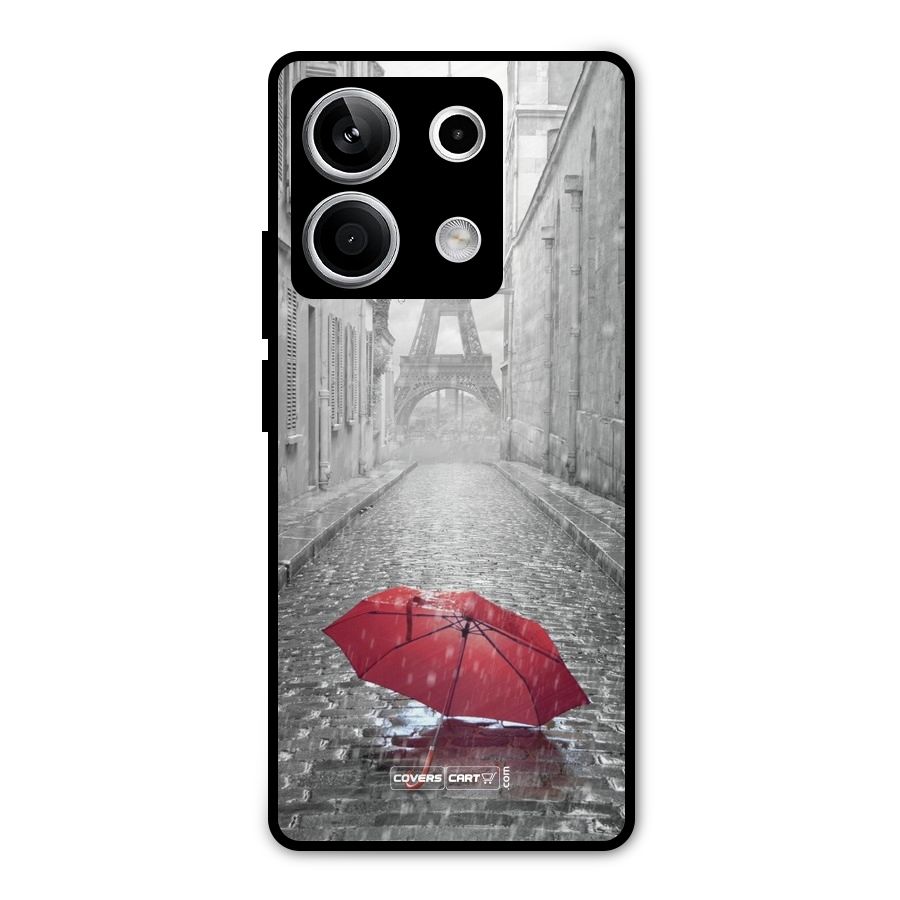 Umbrella Paris Metal Back Case for Redmi Note 13 5G