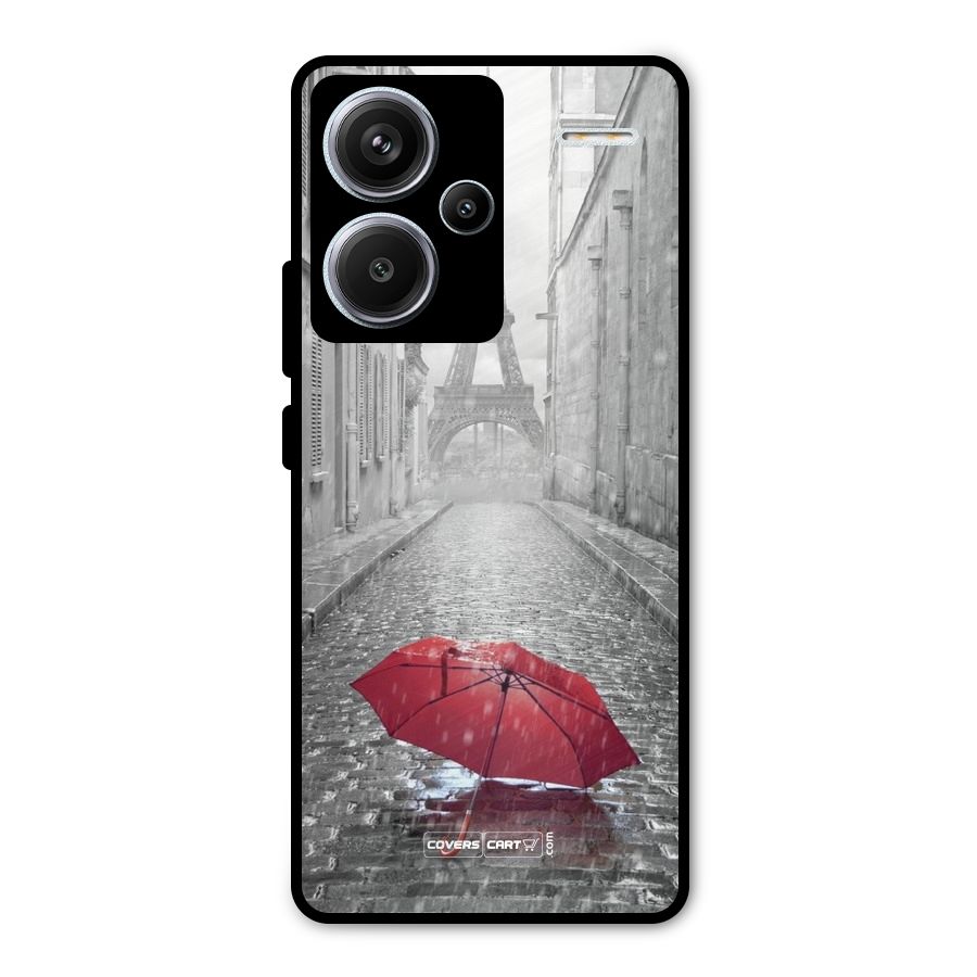Umbrella Paris Metal Back Case for Redmi Note 13 Pro Plus
