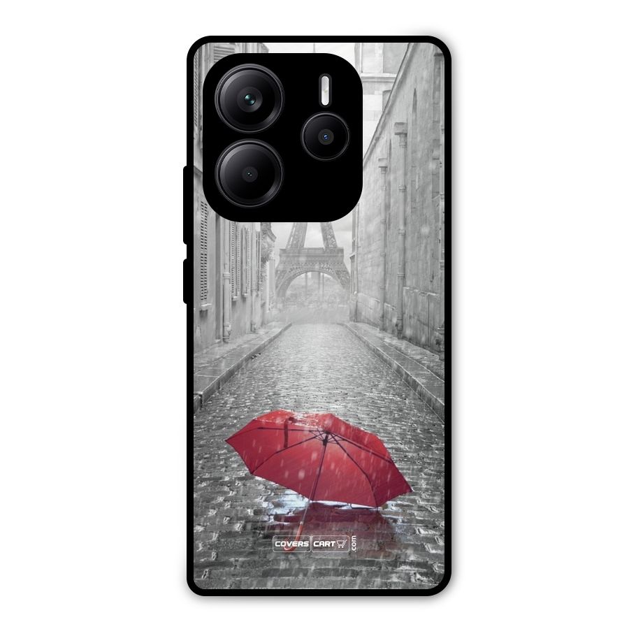Umbrella Paris Metal Back Case for Redmi Note 14 5G