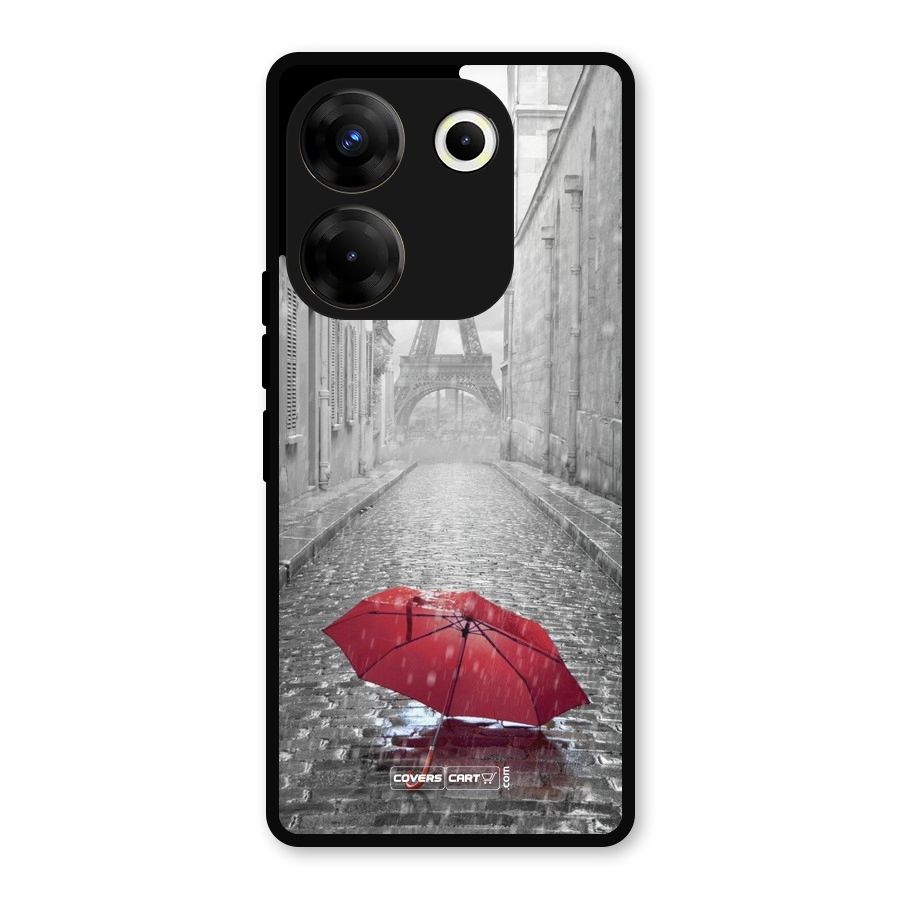 Umbrella Paris Metal Back Case for Tecno Camon 20