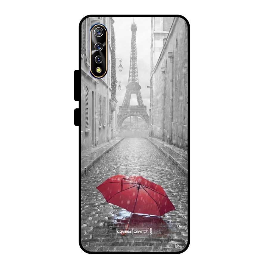 Umbrella Paris Metal Back Case for Vivo S1