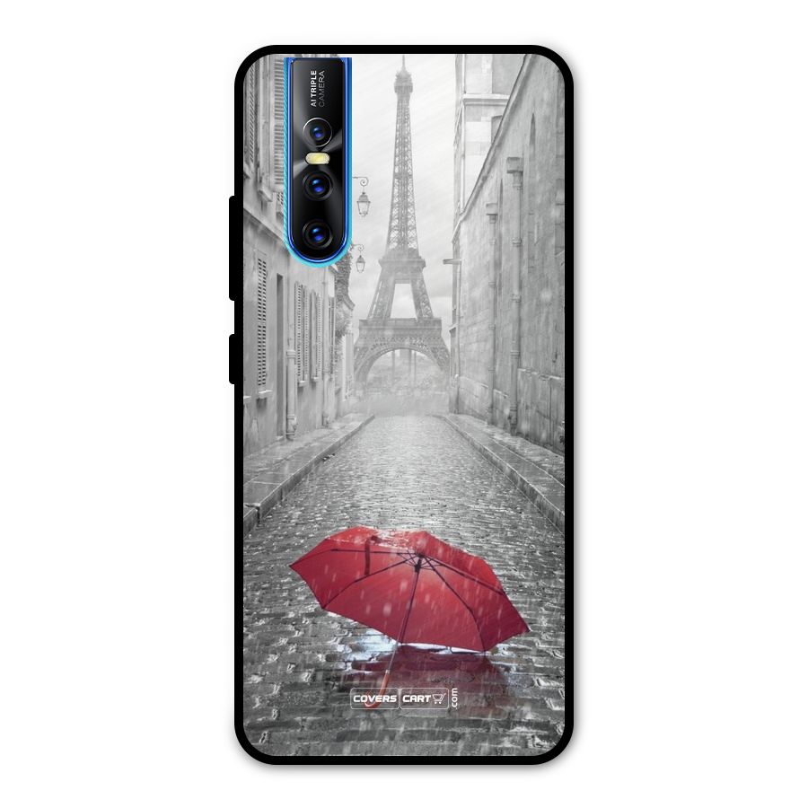 Umbrella Paris Metal Back Case for Vivo V15 Pro