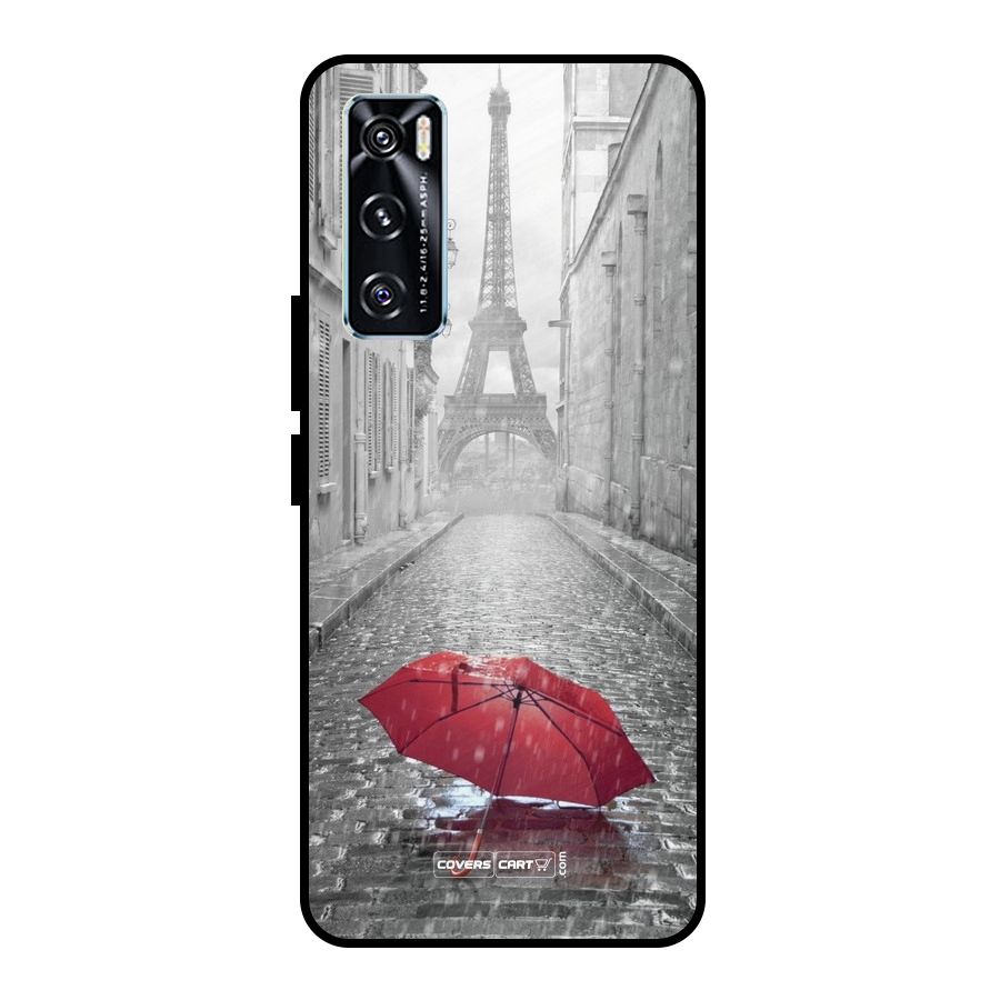 Umbrella Paris Metal Back Case for Vivo V20 SE