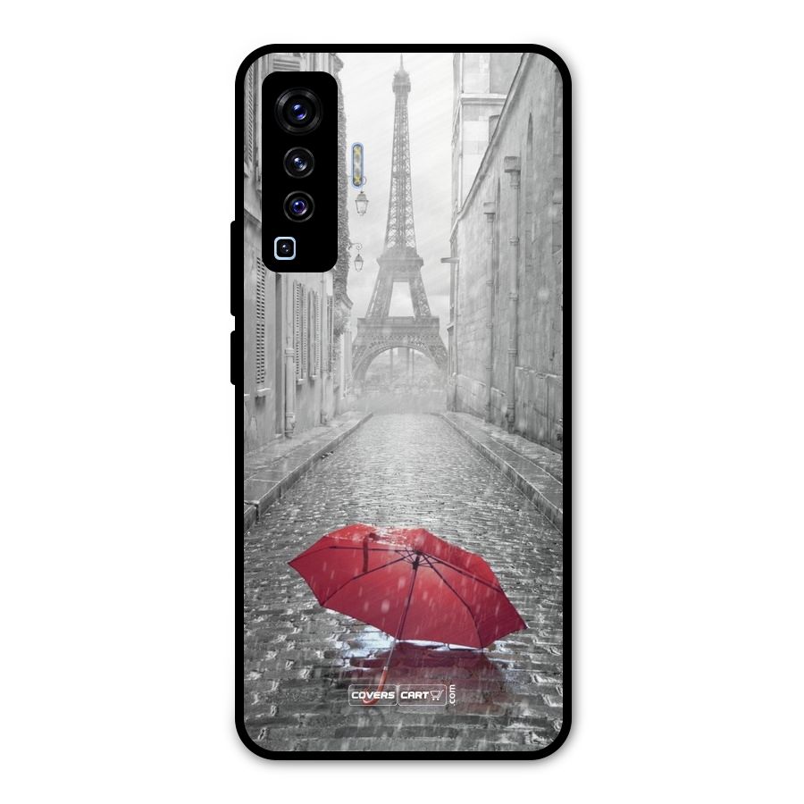 Umbrella Paris Metal Back Case for Vivo X50