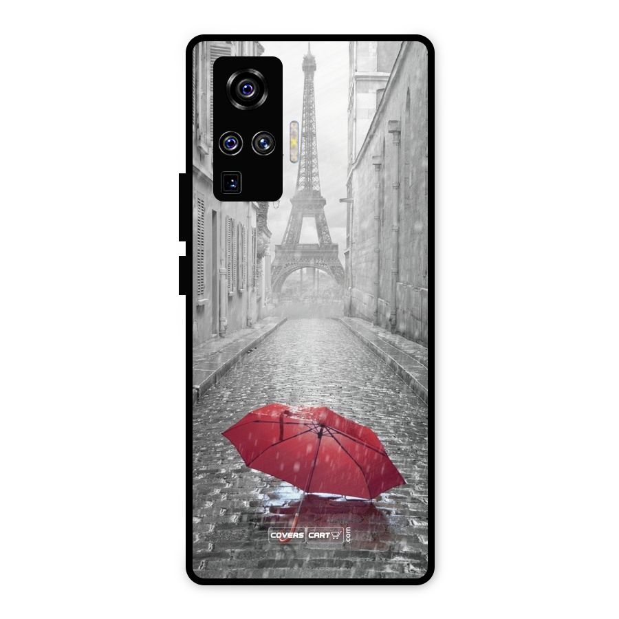 Umbrella Paris Metal Back Case for Vivo X50 Pro