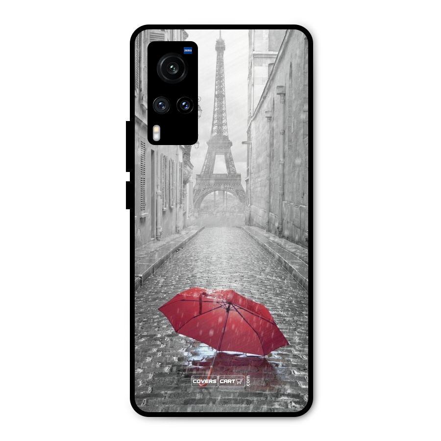 Umbrella Paris Metal Back Case for Vivo X60