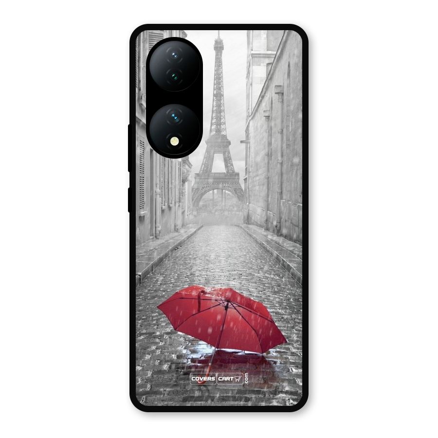 Umbrella Paris Metal Back Case for Vivo Y100
