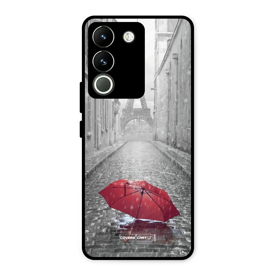 Umbrella Paris Metal Back Case for Vivo Y200