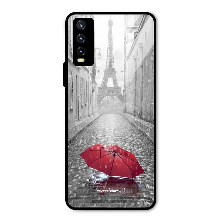 Umbrella Paris Metal Back Case for Vivo Y20 2021