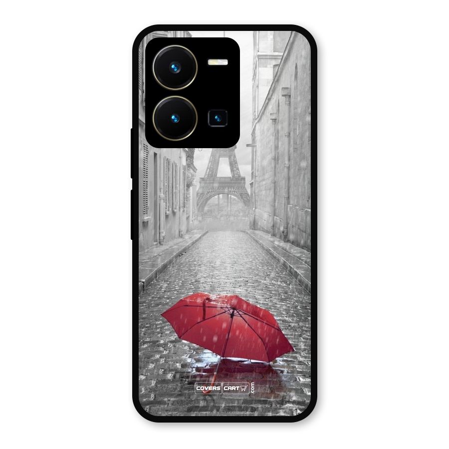 Umbrella Paris Metal Back Case for Vivo Y35