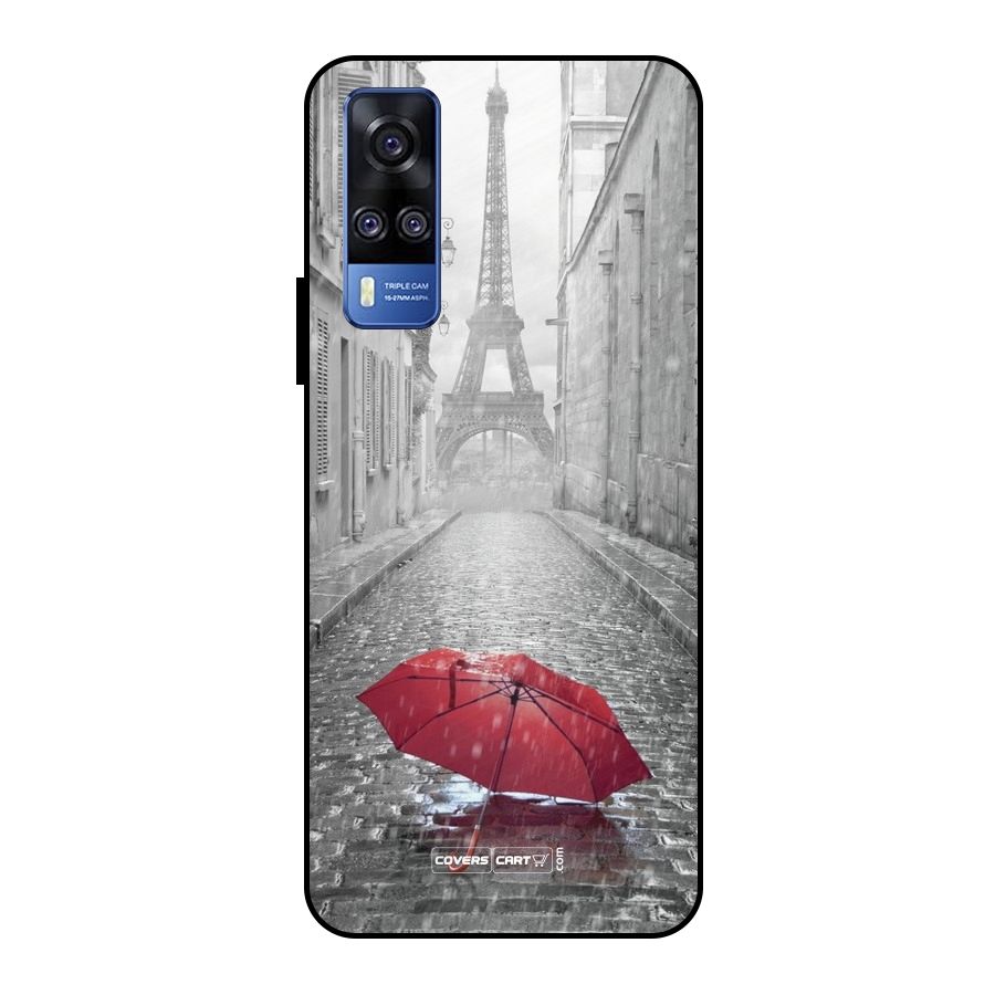 Umbrella Paris Metal Back Case for Vivo Y51