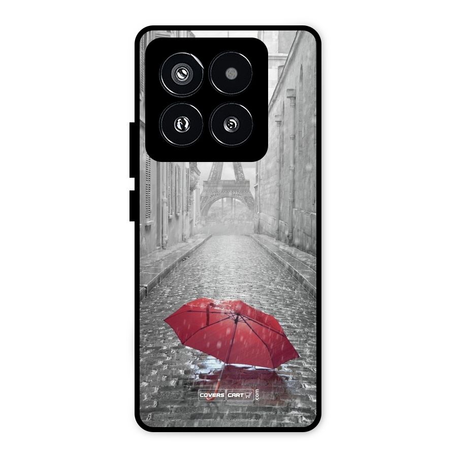 Umbrella Paris Metal Back Case for Xiaomi 14 Pro