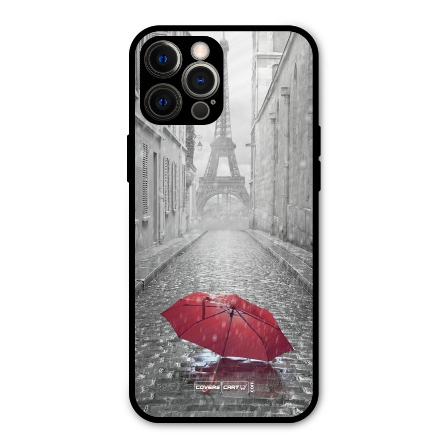 Umbrella Paris Metal Back Case for iPhone 12 Pro Max