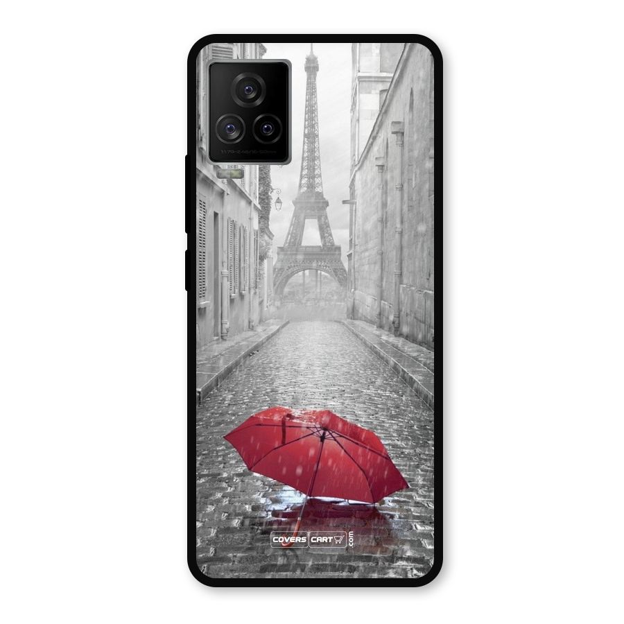 Umbrella Paris Metal Back Case for iQOO 7 Legend 5G