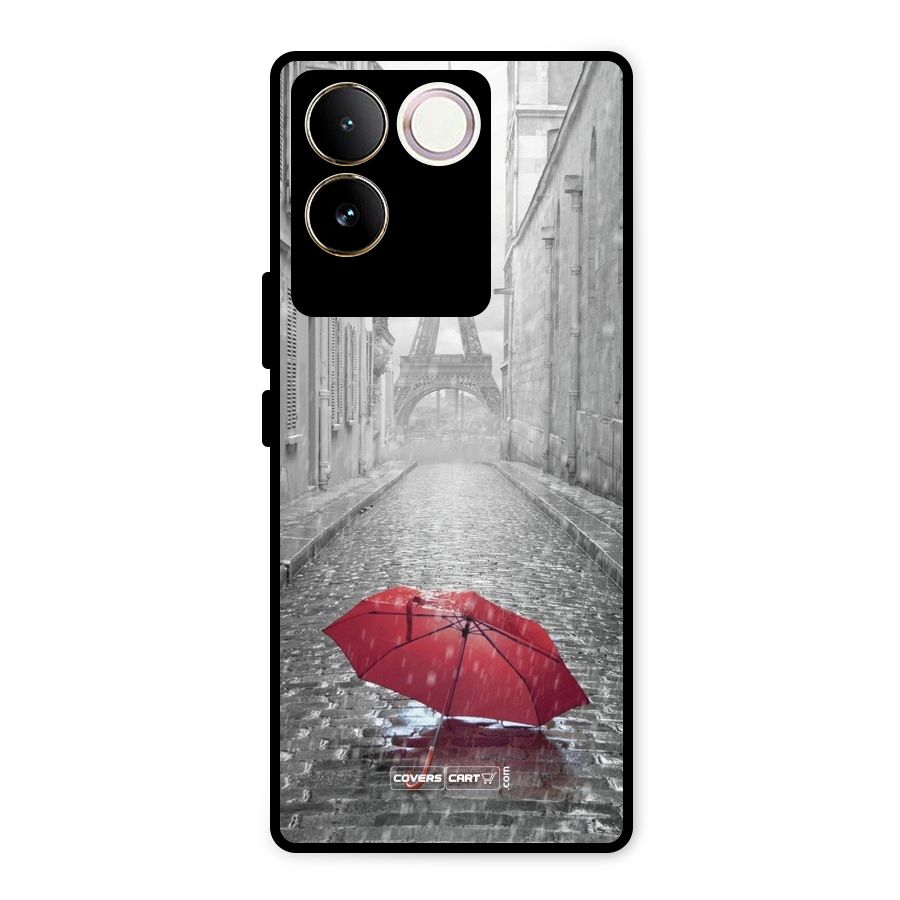 Umbrella Paris Metal Back Case for iQOO Z7 Pro
