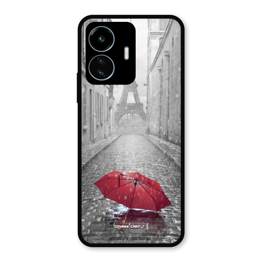 Umbrella Paris Metal Back Case for vivo iQOO Z6 Lite 5G