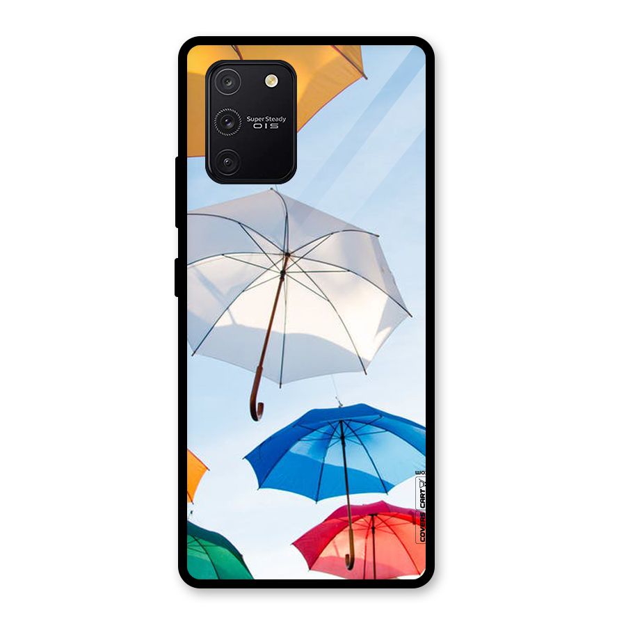 Umbrella Sky Glass Back Case for Galaxy S10 Lite