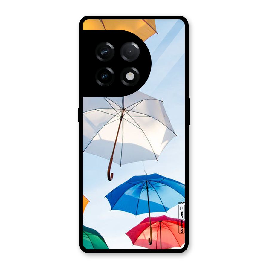 Umbrella Sky Glass Back Case for OnePlus 11R