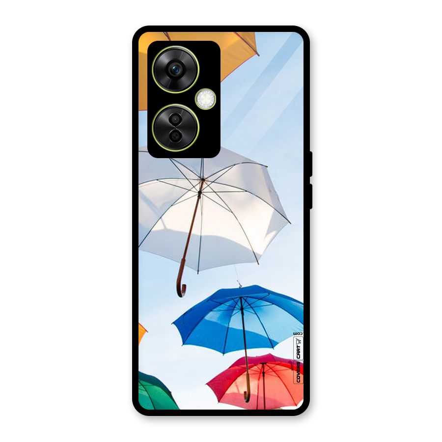 Umbrella Sky Glass Back Case for OnePlus Nord CE 3 Lite