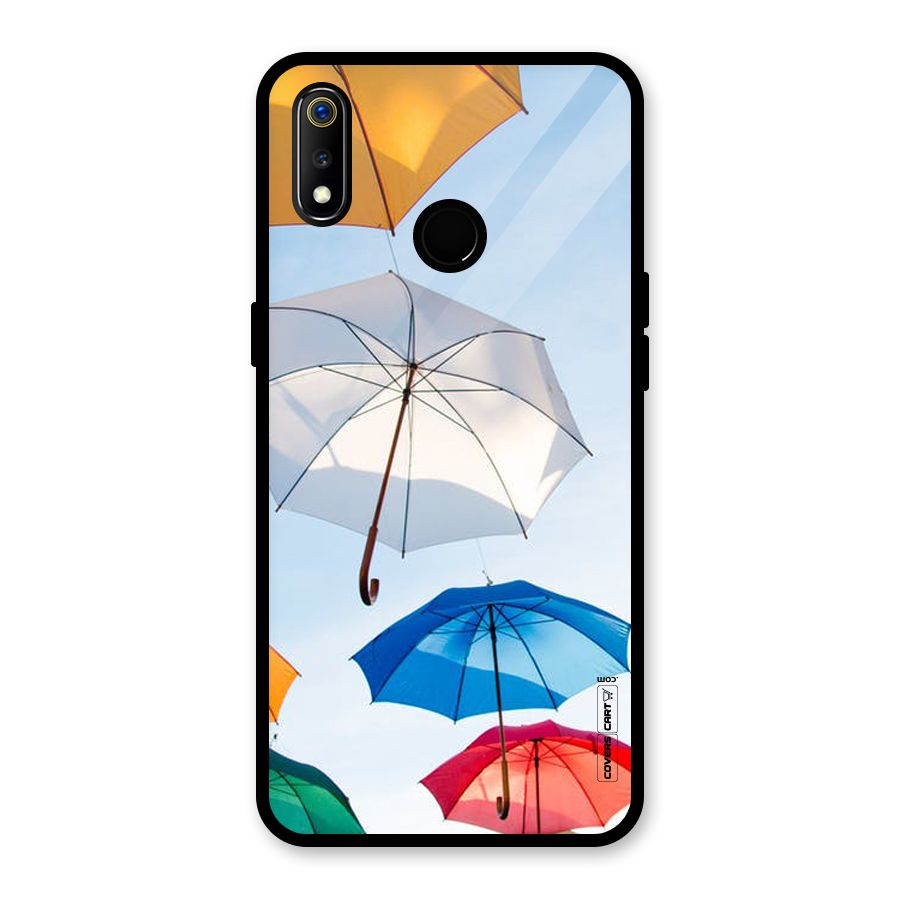 Umbrella Sky Glass Back Case for Realme 3i
