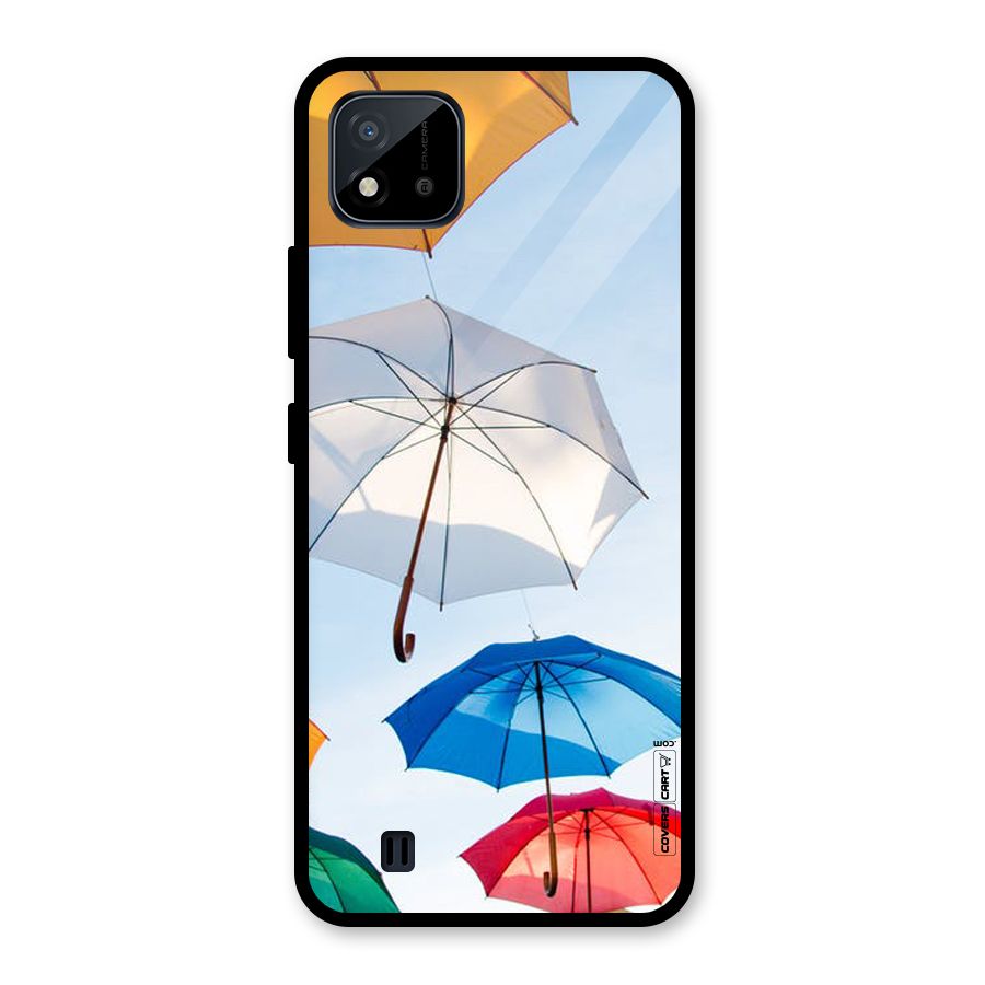 Umbrella Sky Glass Back Case for Realme C11 2021