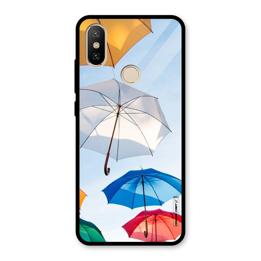 Umbrella Sky Glass Back Case for Redmi A2