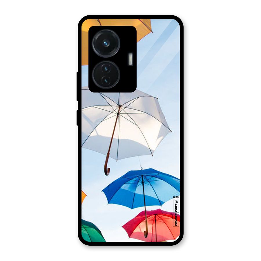 Umbrella Sky Glass Back Case for iQOO Z6 44W