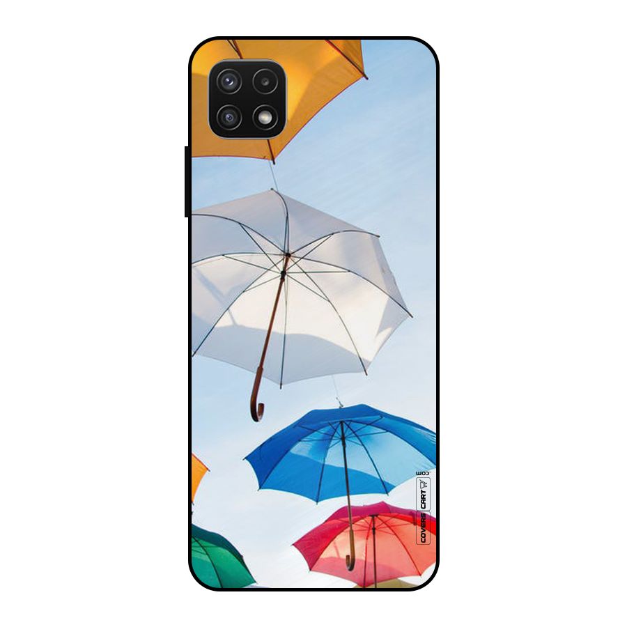 Umbrella Sky Metal Back Case for Galaxy A22 5G