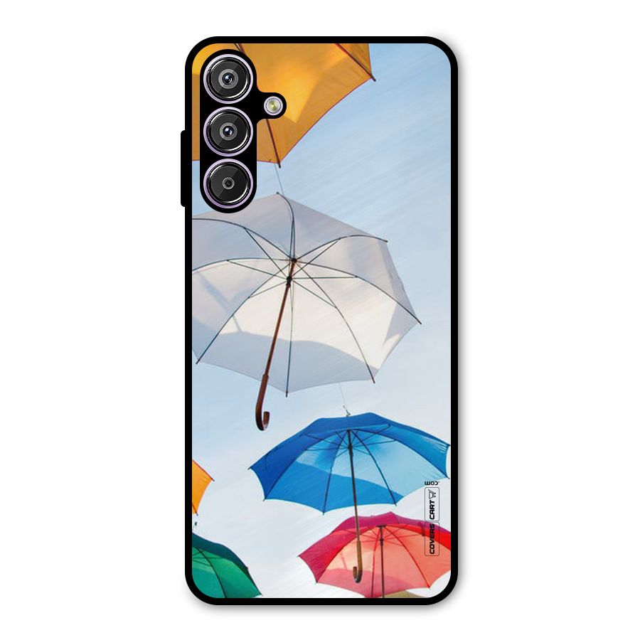 Umbrella Sky Metal Back Case for Galaxy F15