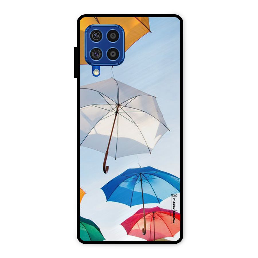 Umbrella Sky Metal Back Case for Galaxy F62