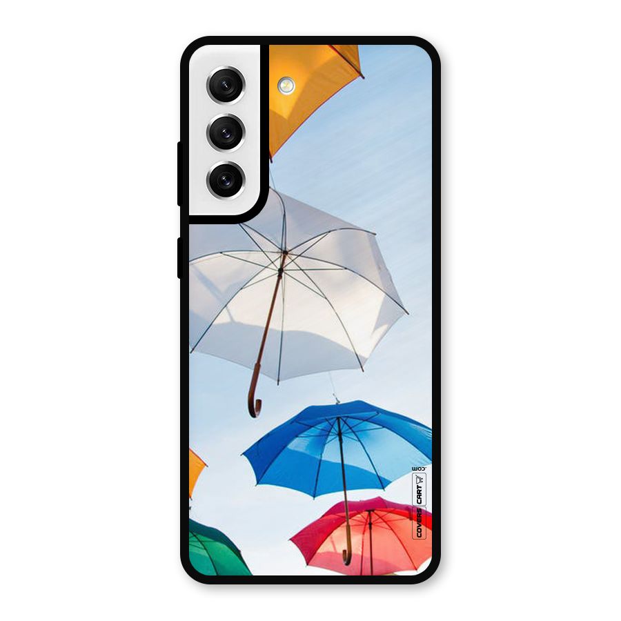 Umbrella Sky Metal Back Case for Galaxy S21 FE 5G