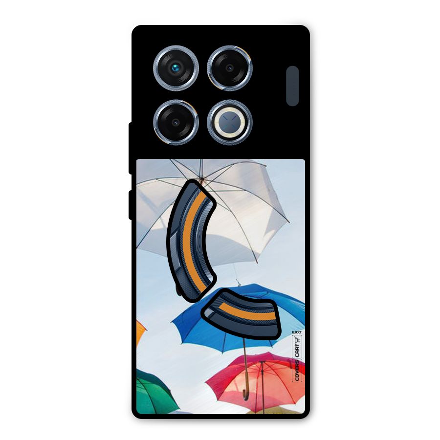 Umbrella Sky Metal Back Case for Infinix GT 20 Pro
